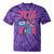 70s Retro Style Roller Skate Cassette Music Nostalgia Tie-Dye T-Shirts Purple Tie-Dye