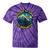 8-Bit Gamer Birder Blue Jay Arcade Nostalgia Nature Tie-Dye T-Shirts Purple Tie-Dye