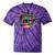 80s 90s Hip Hop Nostalgia Retro Boombox Music Lovers Tie-Dye T-Shirts Purple Tie-Dye