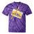 80's 90's Retro Music Party Costume Nostalgia Cassette Tie-Dye T-Shirts Purple Tie-Dye
