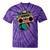 80s 90s Retro Party Costume Nostalgia Boombox Music Hip Hop Tie-Dye T-Shirts Purple Tie-Dye