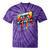 80s 90s Retro Party Costume Nostalgia Cassette Tie-Dye T-Shirts Purple Tie-Dye