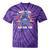 80s Arcade Kid Vintage Gamer Nostalgia Tie-Dye T-Shirts Purple Tie-Dye
