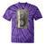 90s MUSIC NOSTALGIA GRAPHIC Raglan Baseball Tee Tie-Dye T-Shirts Purple Tie-Dye