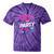 90's Party 90s Nostalgia Retro Rave Dance Music Tie-Dye T-Shirts Purple Tie-Dye