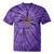 Analogue Nostalgia Typewriter Graphic Premium Tri-Blend Tie-Dye T-Shirts Purple Tie-Dye