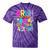 Bruh This Is My 80's Costume Nostalgia Mixtape 80s 90s Party Tie-Dye T-Shirts Purple Tie-Dye