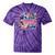 EAT THE RICH 90S NOSTALGIA WHALE ORCA YAHCT RETRO Tie-Dye T-Shirts Purple Tie-Dye