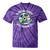 Elder Millennials Embracing 90s CDs Nostalgia Vibes Tie-Dye T-Shirts Purple Tie-Dye