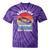 Error 404 Streaming Not Found Nostalgia VHS Retro Tape Tie-Dye T-Shirts Purple Tie-Dye