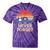 Floppy VHS Cassette Never Forget Retro 80s 90s Nostalgia Tie-Dye T-Shirts Purple Tie-Dye