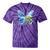 Frutiger Aero Aesthetic Butterfly Computer Fishes Scenery Tie-Dye T-Shirts Purple Tie-Dye