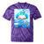 Frutiger Aero Aesthetic Tech Book Butterfly Tie-Dye T-Shirts Purple Tie-Dye