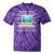 Frutiger Aero Aesthetic Tech The Future That Was Promised Tie-Dye T-Shirts Purple Tie-Dye