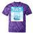 Frutiger Aero Aesthetic Tech Kawaii Milk Underwater Fishes Tie-Dye T-Shirts Purple Tie-Dye
