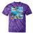 Frutiger Aero Retro Vibes Premium Tri-Blend Tie-Dye T-Shirts Purple Tie-Dye