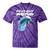 Frutiger Aero Splashy Dolphin Y2k Aesthetic Graphic Premium Tie-Dye T-Shirts Purple Tie-Dye