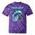 Frutiger Aero Splashy Dolphin Y2k Aesthetic Graphic Tie-Dye T-Shirts Purple Tie-Dye