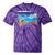Frutiger Aero Y2k 2000s Tie-Dye T-Shirts Purple Tie-Dye