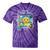 Frutiger Aero Y2K Meme Graphic 2000s Nostalgia Tie-Dye T-Shirts Purple Tie-Dye