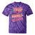 Hilarious 1985 Big Hair Bangs Joke For Gen X Nostalgia Tie-Dye T-Shirts Purple Tie-Dye