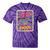 I'm From The 1900s 80s Millennial Boom Box Radio Premium Tie-Dye T-Shirts Purple Tie-Dye