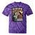 I'm From The 1900s Vinyl Record Lover For Women Raglan Baseball Tee Tie-Dye T-Shirts Purple Tie-Dye