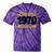 Limited 1970 Edition Retro Vintage 70s Nostalgia Premium Tie-Dye T-Shirts Purple Tie-Dye