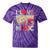 I Love 70's Music Retro Style Nostalgia Cassette 1970s Party Tie-Dye T-Shirts Purple Tie-Dye