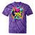I Love The 70s Retro Cassette Roller Vinyl Nostalgia Vibes Tie-Dye T-Shirts Purple Tie-Dye