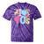 I Love 90's Retro Style Nostalgia Vibe 1990's Party Tie-Dye T-Shirts Purple Tie-Dye