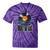 Music Old School Nostalgia Record Tie-Dye T-Shirts Purple Tie-Dye