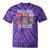 Old School Playlist Nostalgia Vibes Cassette Tie-Dye T-Shirts Purple Tie-Dye
