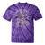 Be Patient With Me I'm From The 1900s Skeleton Women Tie-Dye T-Shirts Purple Tie-Dye