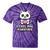 Pixel Art Pet Cat Y2K Retro Vintage Digital Nostalgia Tech Tie-Dye T-Shirts Purple Tie-Dye