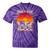 Please Be Patient I'm From The 1900s Sunset Vintage Wagon Premium Tie-Dye T-Shirts Purple Tie-Dye