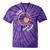 Pluto Never Forget Space Nostalgia Planetary Humor Tie-Dye T-Shirts Purple Tie-Dye
