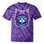 Retro 80s Cat In Space Suit Nostalgia Cat Vintage Astronaut Tie-Dye T-Shirts Purple Tie-Dye