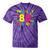 Retro 80's Costume 80s Nostalgia Party Tie-Dye T-Shirts Purple Tie-Dye