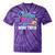Retro 80s Style 90s Pop Fashion Nostalgia Eighties Music Tie-Dye T-Shirts Purple Tie-Dye