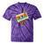 Retro Cassette Tape & Pencil Rewind Nostalgia Party 80s 90s Tie-Dye T-Shirts Purple Tie-Dye
