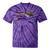 Retro Nostalgia 1980s Love Graphic Tie-Dye T-Shirts Purple Tie-Dye