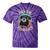 Retro Phone Never Forget Nostalgia Vintage Raglan Baseball Tee Tie-Dye T-Shirts Purple Tie-Dye