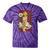 Retro Pop Art Vintage Style Blonde Psychedelic 50s Nostalgia Tie-Dye T-Shirts Purple Tie-Dye
