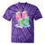 Retro Soft Drinks 80s 90s Nostalgia Cute Anime Aesthetic Tee Tie-Dye T-Shirts Purple Tie-Dye