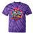 Retro Graphic Print With a Touch Of Nostalgia Tie-Dye T-Shirts Purple Tie-Dye Retro Graphic Print With a Touch Of Nostalgia Tie-Dye T-Shirts Purple Tie-Dye