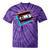 Retro VHS Vaporwave Video Cassette Nostalgia Geek Chic Tie-Dye T-Shirts Purple Tie-Dye