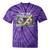 Rewind Cassette Tape Nostalgia 80s 90s Retro Music Lover Tie-Dye T-Shirts Purple Tie-Dye
