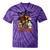 Support Your Local Trick Or Treaters Retro Spooky Nostalgia Tie-Dye T-Shirts Purple Tie-Dye