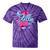 Totally 80's Colorful Retro 1980s Style Nostalgia Vibe Tie-Dye T-Shirts Purple Tie-Dye
